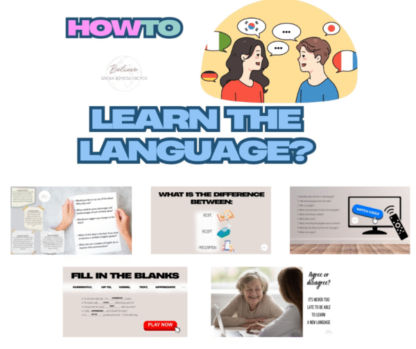 Learn the language – czyli jak się uczyć?