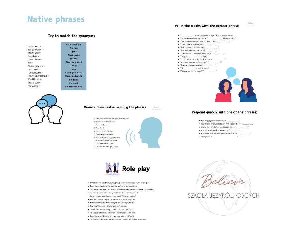 Native phrases