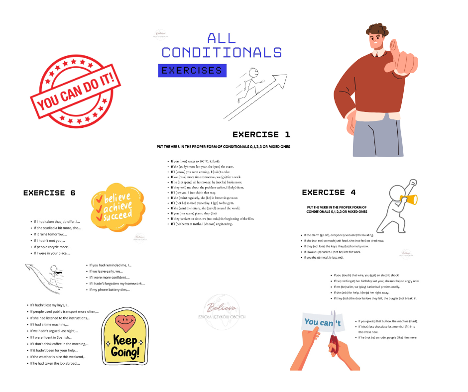 Conditionals - 0,1,2,3, mixed