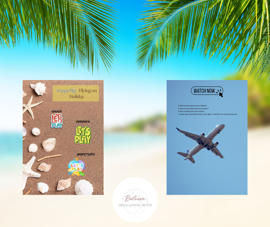 Peppa Pig - flying on holidays