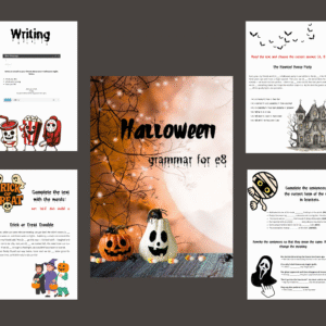 Halloween - grammar for e8