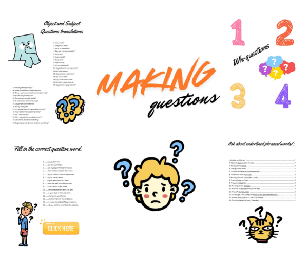 Making questions - Believeszkolajezykowobcych