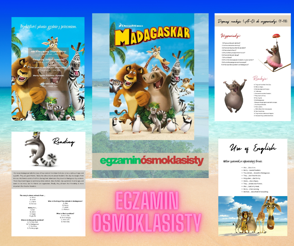 Madagaskar - egzamin ósmoklasisty