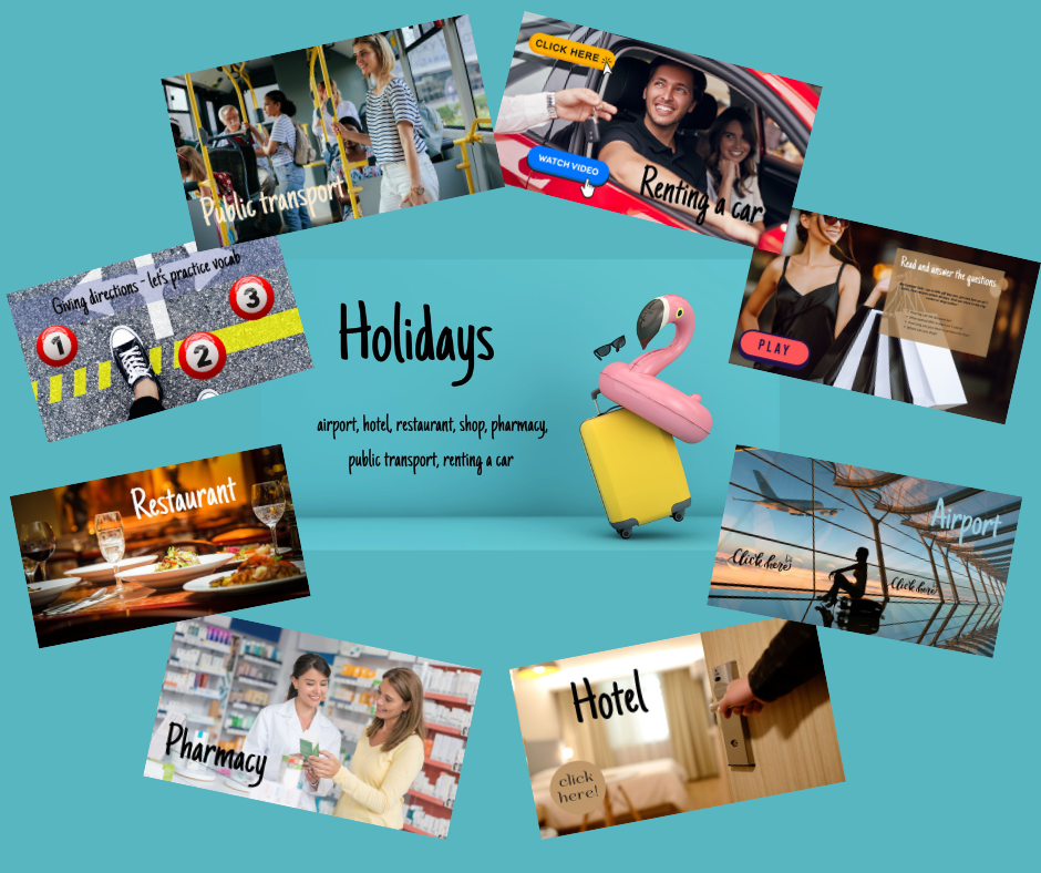 Holidays - sytuacje wakacyjne role play