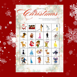 Christmas/ Disney Guess Who