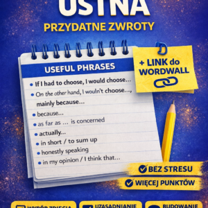 Matura ustna - useful phrases