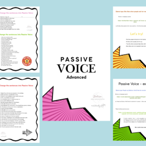 Passive voice - advanced