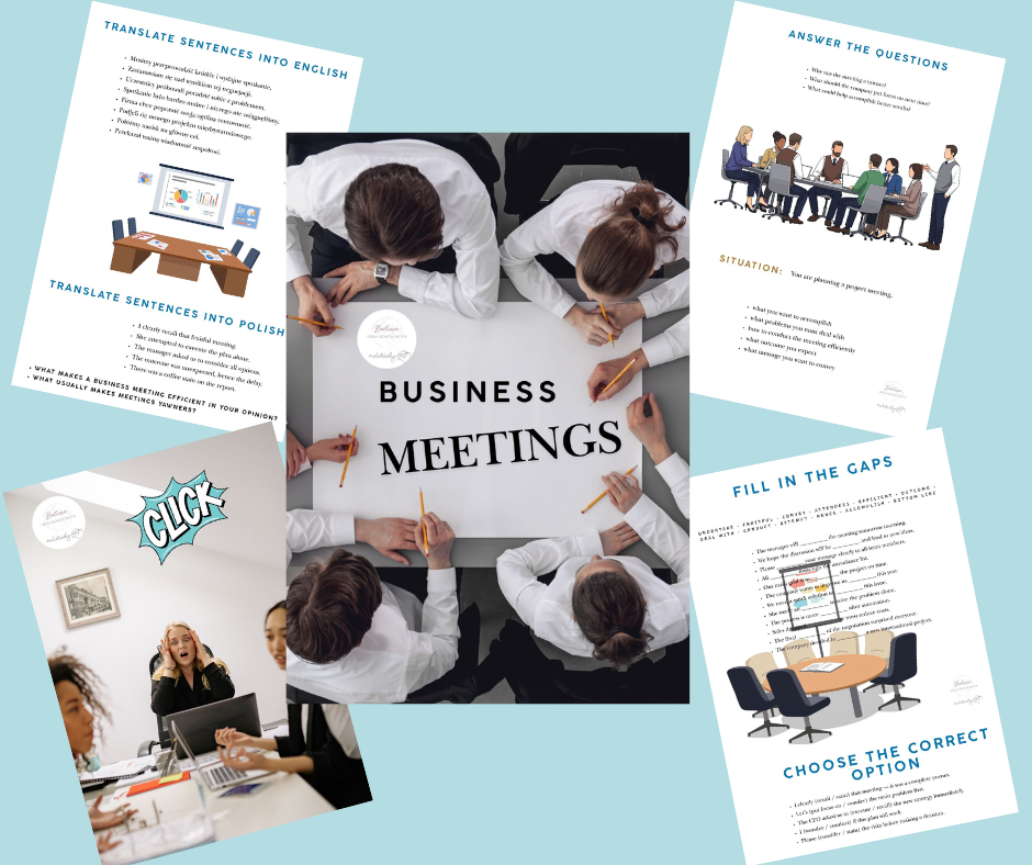 Business meetings -vocabulary