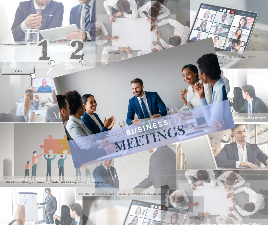 Business meetings - speaking