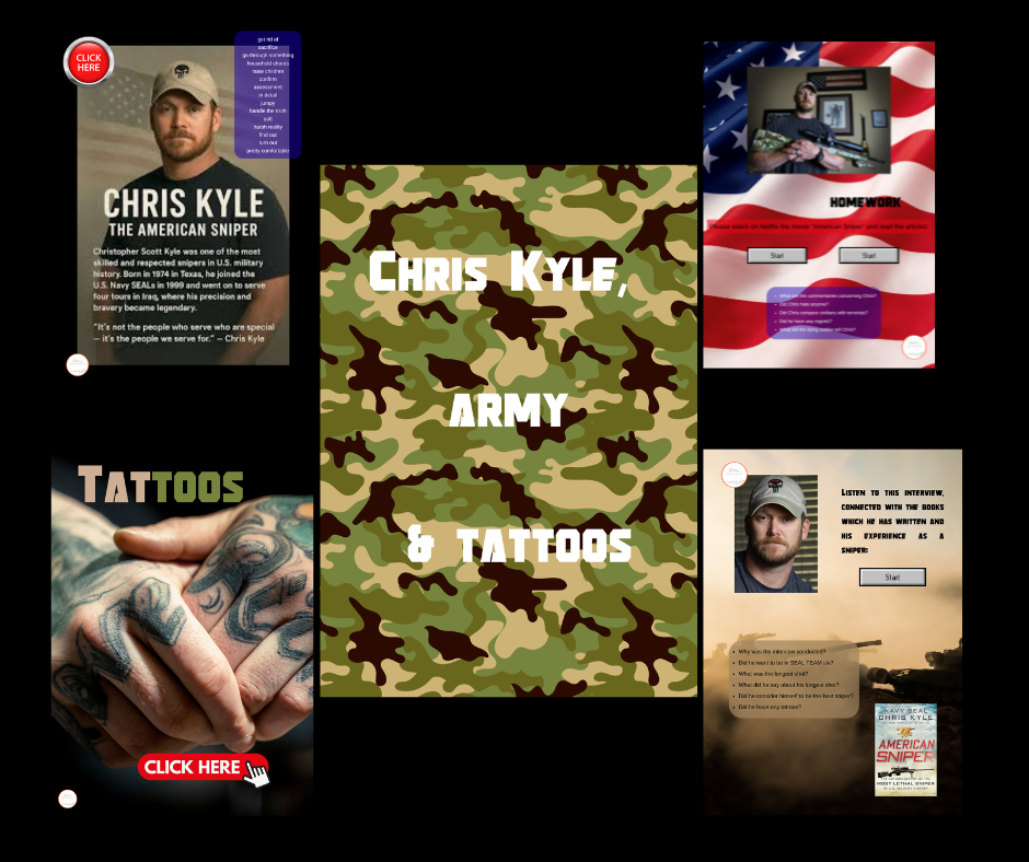 Chris Kyle, Army & Tattoos
