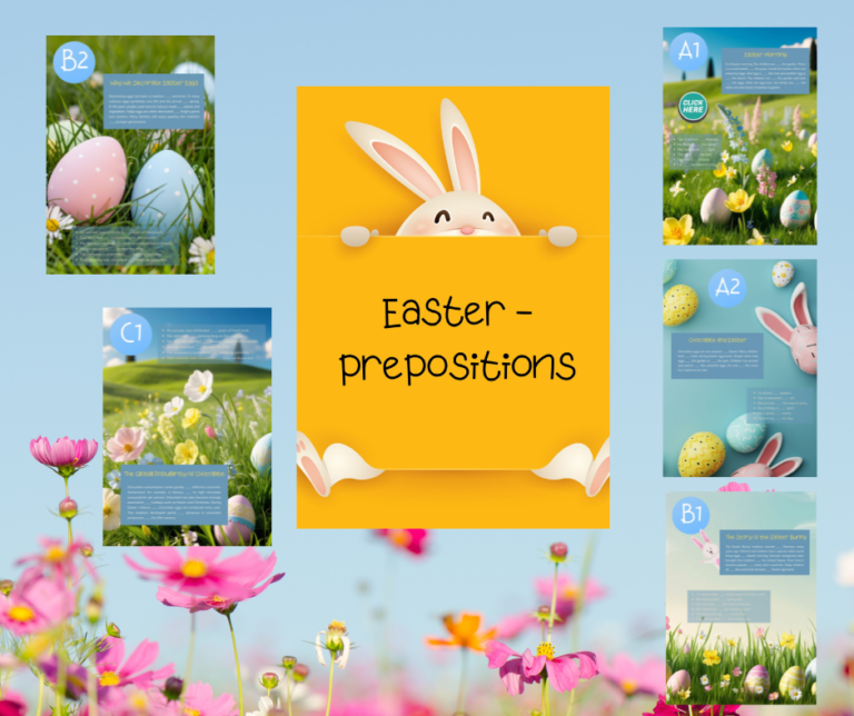 Easter Prepositions - Believeszkolajezykowobcych